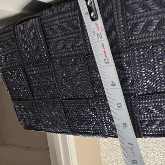 Alma Tonutti Elegant Black and Brown Women's Tote Bag - Picture 6 of 9